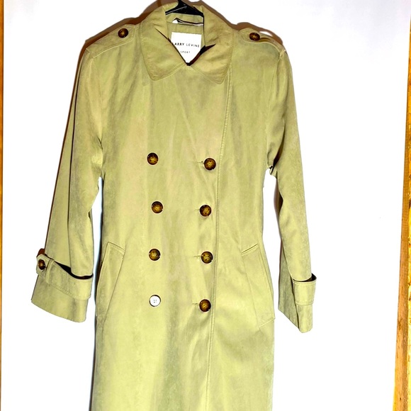 Vintage Lerry Levin Sport Double Grandma Breasted Women Trench